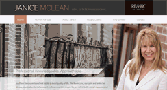 Desktop Screenshot of janicemclean.com